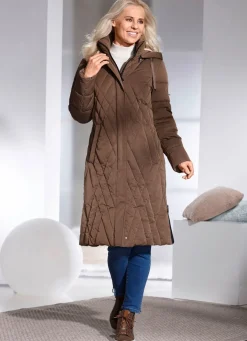 Mantel mit abnehmbarer Kapuze