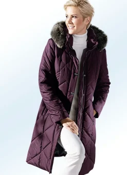 Mantel mit figurfreundlichem Stepp