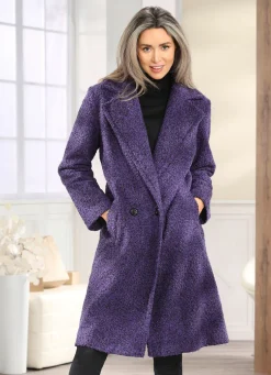 Mantel mit Knopfleiste