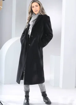 Mantel mit Knopfleiste