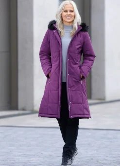 Mantel mit Reißverschluss an den Seitenschlitzen