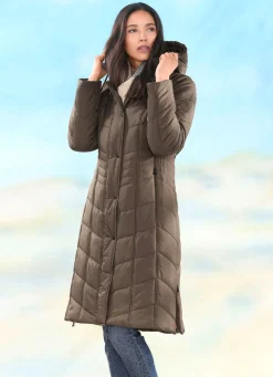 Mantel mit Reißverschluss-Seitenschlitzen