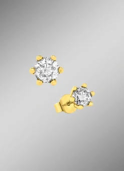 Massive Brillant-Ohrstecker