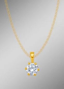 Massiver Brillant-Anhänger