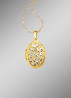 Medaillon zum Öffnen in Bicolor