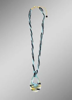 Mehrreihige Halskette aus Muranoglas