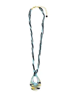 Mehrreihige Halskette aus Muranoglas