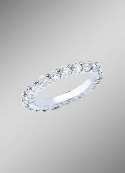 Memoire-Brillantring mit ca. 16 Brillanten