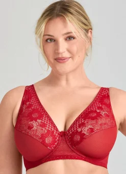 Miss Mary Bügel-BH mit floraler Elastikspitze