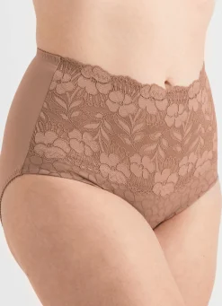 Miss Mary Miederslip mit unterlegter Elastikspitze im Vorderteil