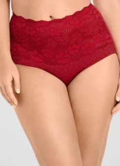 Miss Mary Miederslip mit unterlegter Elastikspitze im Vorderteil