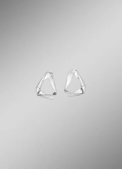 Moderne Klappcreolen mit Zirkonia