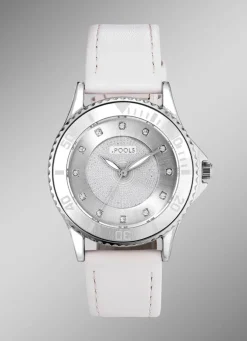 Moderne Quartz-Damenuhr Pools 2610