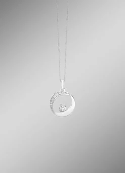 Moderner Anhänger mit Zirkonia