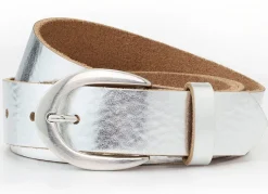 Modischer Damen-Gürtel, aus Leder, 3 cm breit