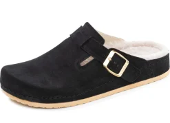 Mubb, klassische Damen-Hausschuhe, Weite H, mit Lammfell