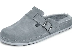 Mubb, klassische Damen-Hausschuhe, Weite H, mit Lammfell