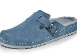 Mubb, klassische Damen-Hausschuhe, Weite H, mit Lammfell