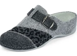 Mubb, klassische Damen-Hausschuhe, Weite H, mit herausnehmbarem Fußbett