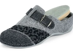 Mubb, klassische Damen-Hausschuhe, Weite H, mit herausnehmbarem Fußbett