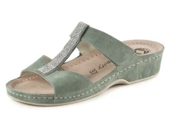 Mubb Pantolette mit funkelnden Glitzersteinchen