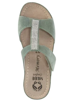 Mubb Pantolette mit funkelnden Glitzersteinchen