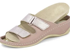 Mubb Pantolette mit Leder-Memory-Fußbett