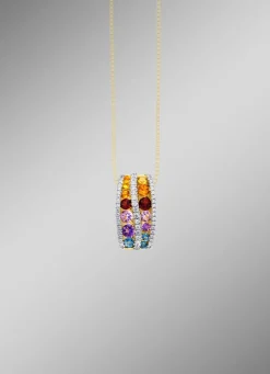 Multicolor Anhänger aus Gold