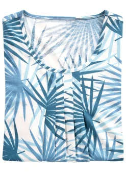 Nachthemd, knöchellang und 3/4 lange Ärmel