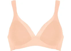 Naturana BH mit Satinblende am Dekolleté