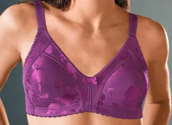 Naturana Minimizer-BH mit dezent glänzendem Floraldruck
