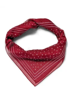 Nickituch mit Pünktchen-Dessin