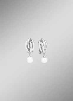 Ohrclips mit Süßwasser-Zuchtperlen