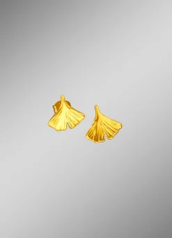 Ohrstecker Ginkgoblatt
