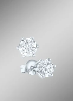 Ohrstecker in Weißgold