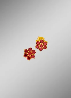 Ohrstecker mit echt Granat