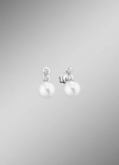 Ohrstecker mit Süßwasser-Zuchtperlen
