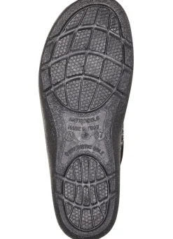 Pantoffel mit floralem Muster