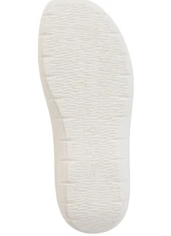 Pantolette mit glänzendem Schmuck