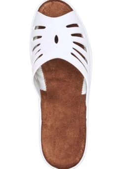 Pantolette mit Zierlochung