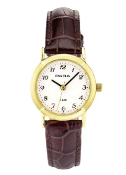 Para Quartz-Damenuhr mit Lederband