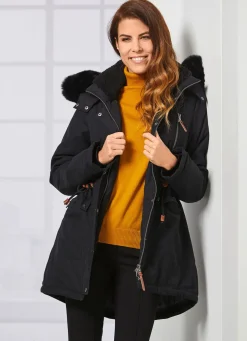 Parka mit Plüsch-Innenausstattung in der Kapuze