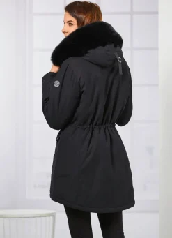 Parka mit Plüsch-Innenausstattung in der Kapuze