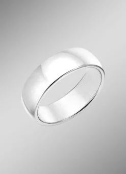 Partnerring in Silber