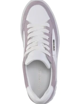 Peter Kaiser Schnür-Sneaker aus Nappa- und Veloursleder