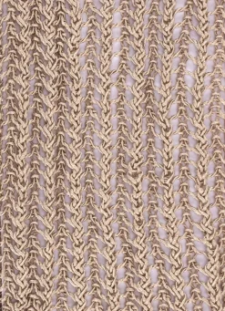 Pullover aus edel glänzendem Bändchengarn