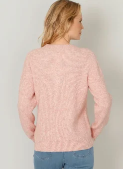 Pullover aus Effektgarn