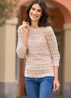 Pullover aus hochwertigem Multicolor-Effektgarn