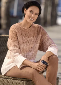 Pullover in Farbverlauf