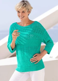 Pullover in Feinbouclé